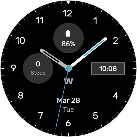 WES2 - Casual Watch Face screenshot 2