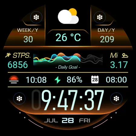 Health Tracking - Km/Mi - RE28 screenshot 20