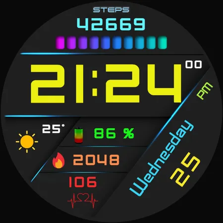 Sydney Digital Watch Face screenshot 35