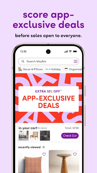 Wayfair - Shop All Things Home screenshot 1