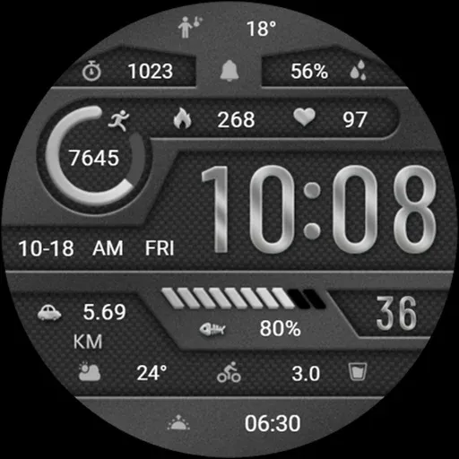Elegant Gray Metal ZKin Watch screenshot 6