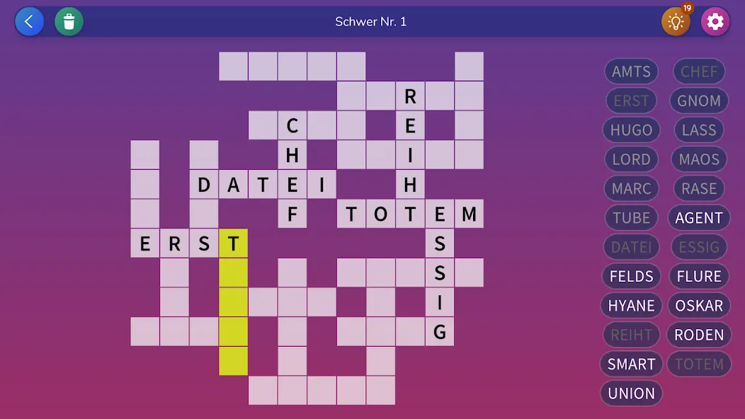 Kreuzgitter Worträtsel screenshot 7