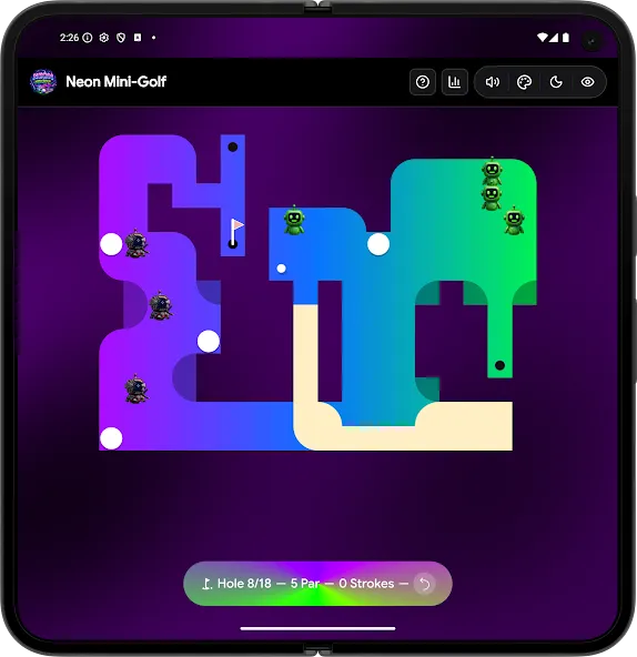 Neon Mini Golf Offline No Wifi screenshot 22