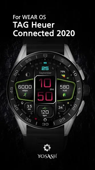 A410 Neon Watch Face Wear OS screenshot 8
