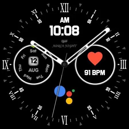 Adria Night - watch face screenshot 24