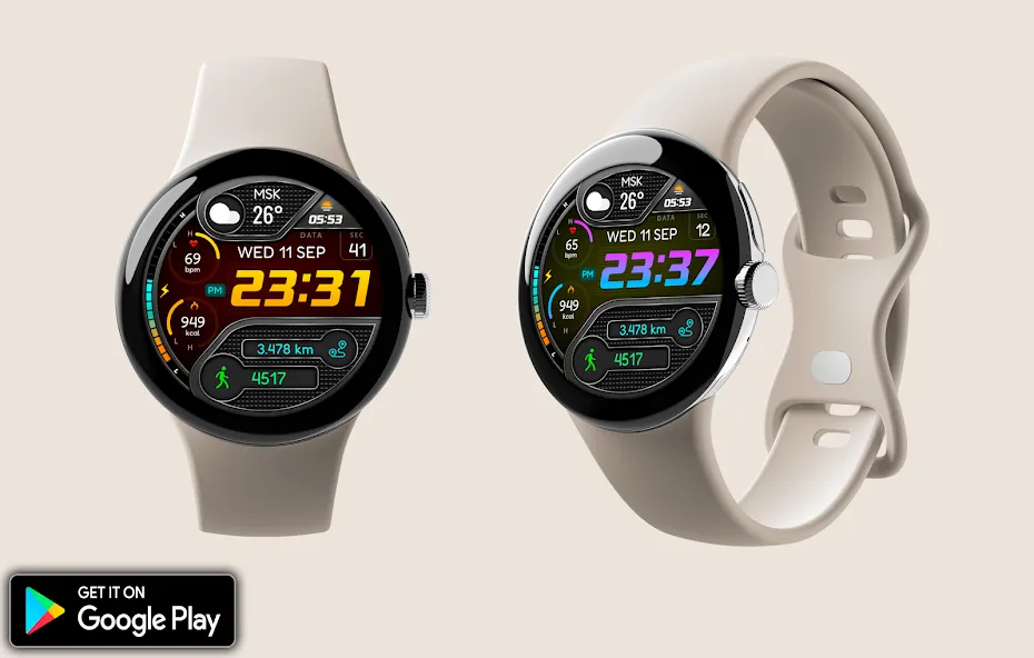 Digital Berulyk Watch Face screenshot 4