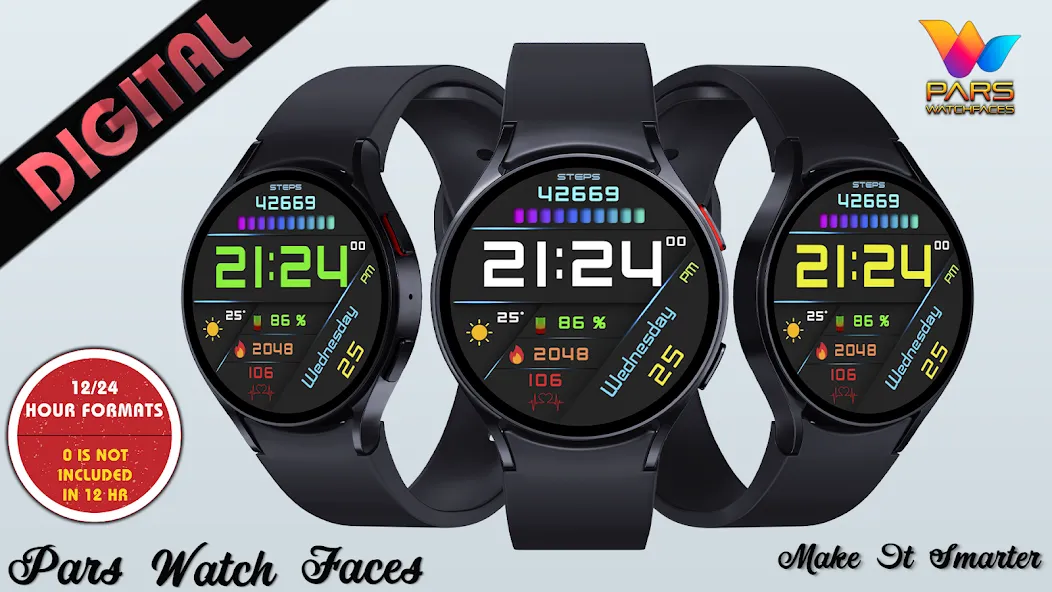 Sydney Digital Watch Face screenshot 2