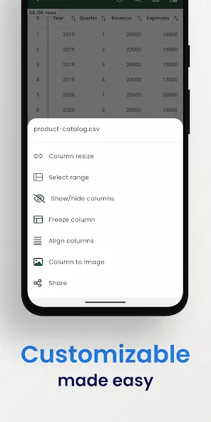 CSV File Viewer - Smart CSV screenshot 8