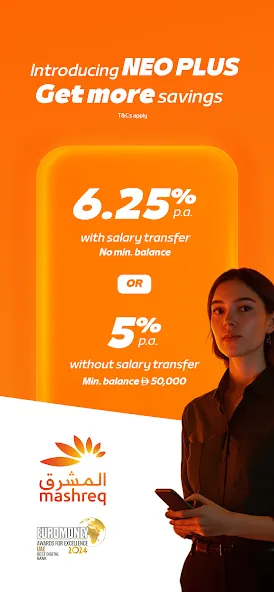 Mashreq UAE - Digital Banking screenshot 1
