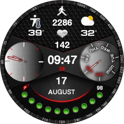 N-SPORT268 AlwaySmileWatchFace screenshot 9