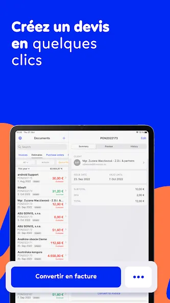 Facture & Devis avec BILLDU screenshot 10
