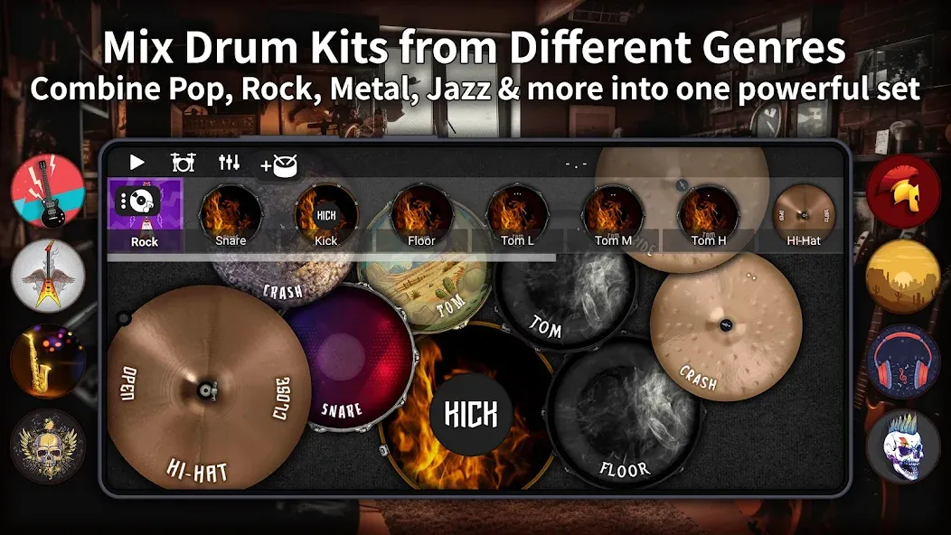 Drum King: Electronic Drum screenshot 2