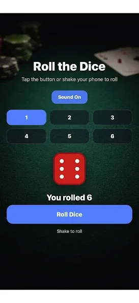 Dice Roll Casino screenshot 1