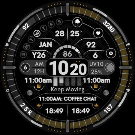 Digital Watch Face Infowatch 2 screenshot 11