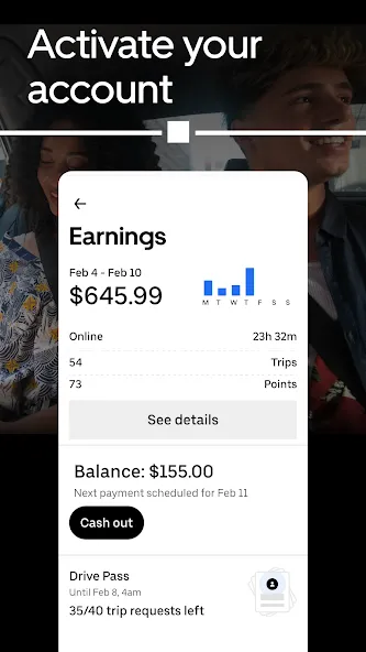 Uber - Driver: Drive & Deliver screenshot 7