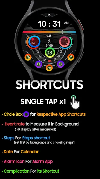 IA90 Digital Watchface screenshot 5