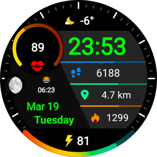 Digital Trost Watch Face screenshot 16