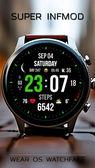 Super InfMod watch face screenshot 1
