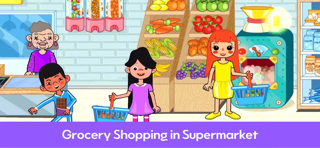 Kids Supermarket Shopping Game screenshot 5
