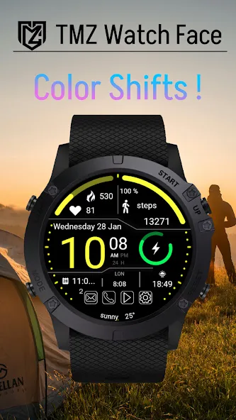 TMZ Tactical HUD Watch Face screenshot 2