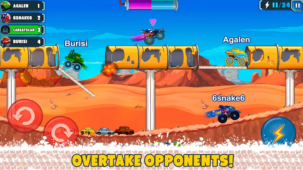 Car Eats Car Multiplayer Race screenshot 1
