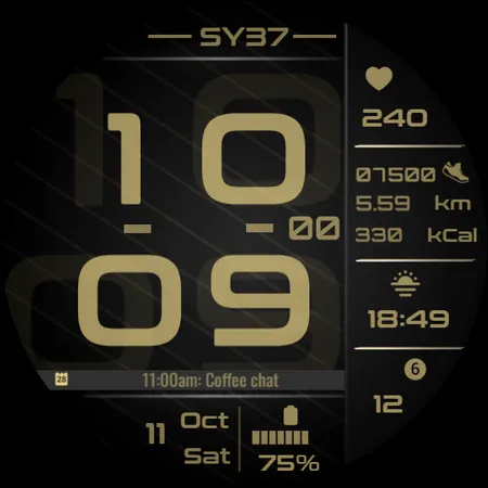 SY37 Watch Face for Wear OS screenshot 26