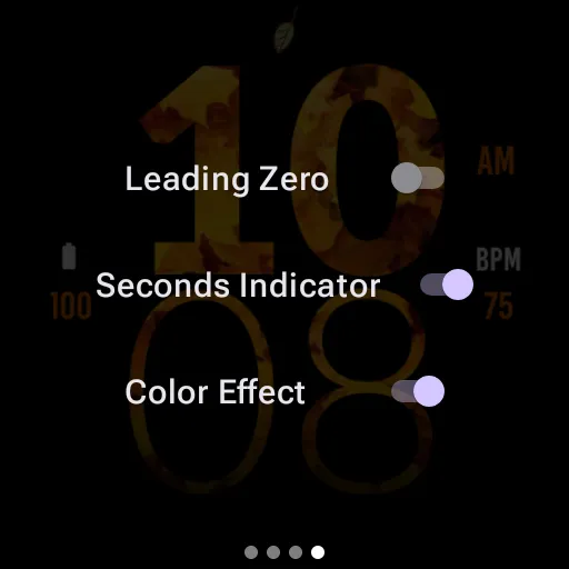 Autumn Large Watch Face screenshot 9