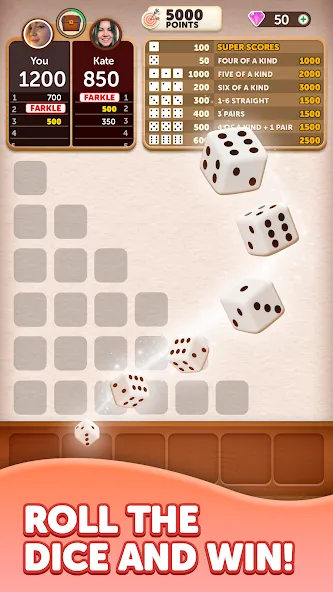 Farkle Dice Roll screenshot 5
