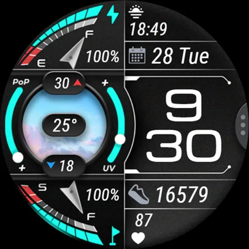 OMG 387 Weather Watch Face screenshot 25