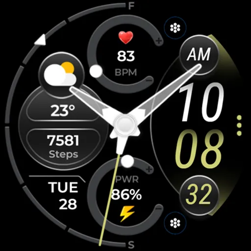 OMG 339 Hybrid Watch Face screenshot 28