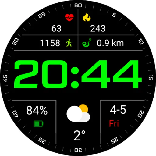 Digital Costa Watch Face screenshot 16