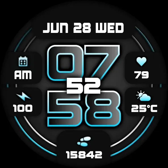 NW Ace Pro Wear OS Watch Face screenshot 10