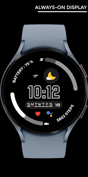 Night 55 - watch face screenshot 3