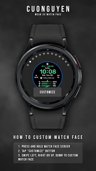 Watch face CNW-38 screenshot 3