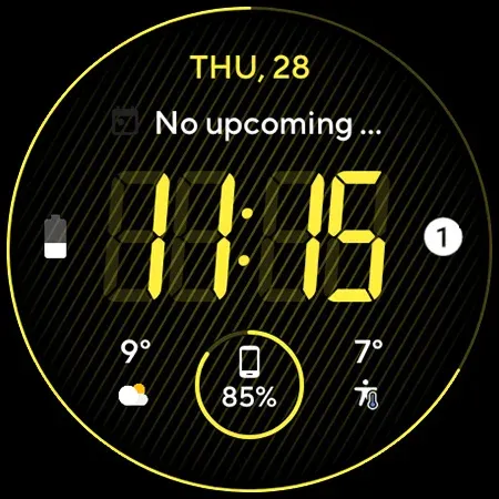 Lean Digital Watch Face screenshot 9