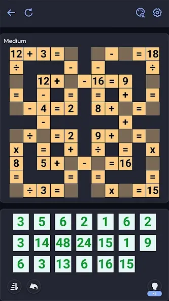 Crossmath® - Math Puzzle Games screenshot 4
