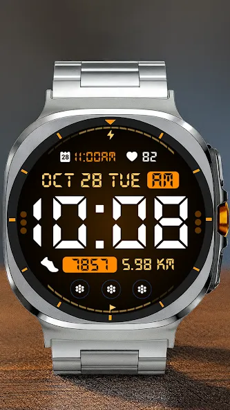 CH054 Digital watch face screenshot 7