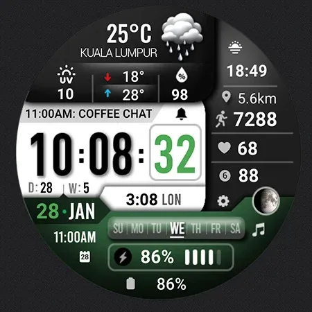 ML2U 377 Watch Face screenshot 30