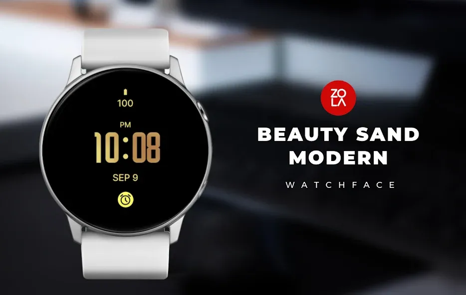 Beauty Sand Modern Watch Face screenshot 1