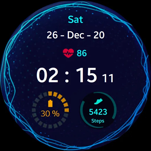Music Pulse Watch Face screenshot 2