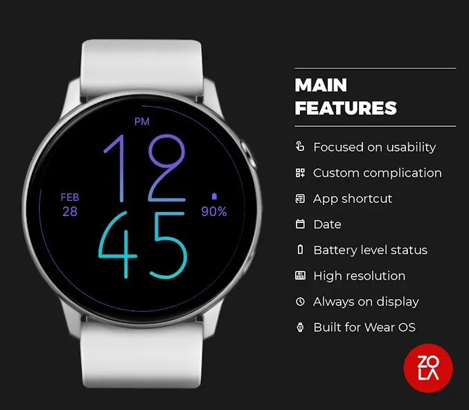 Ocean Air Watch Face screenshot 2