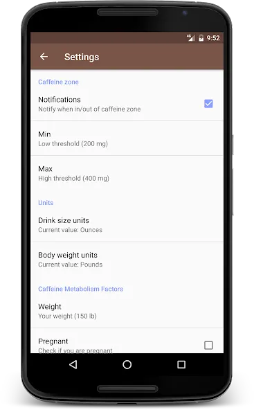 Caffeine Tracker screenshot 6