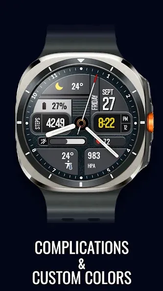 Tancha S89 Hybrid Watch Face screenshot 3