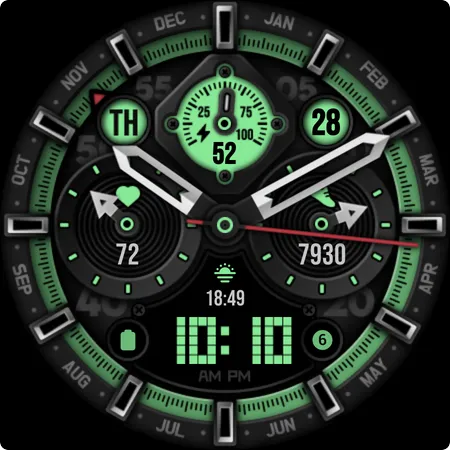 Hybrid power: Watch Face screenshot 9
