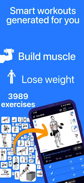 Workout Planner Gym Log・Fit AI screenshot 2