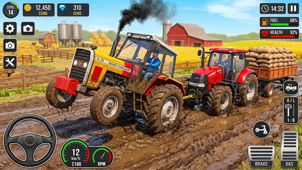 US Tractor Farming Games 3D screenshot 1