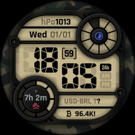 Camo LCD: Watch Face screenshot 8