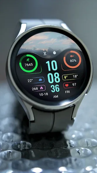 ZKin WatchFace Elegant Weather screenshot 14