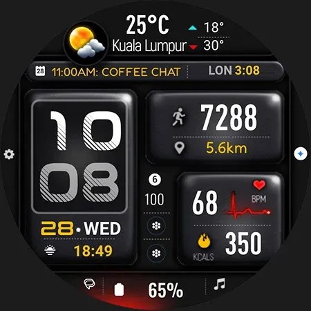 ML2U 382 Tactix Watch Face screenshot 29