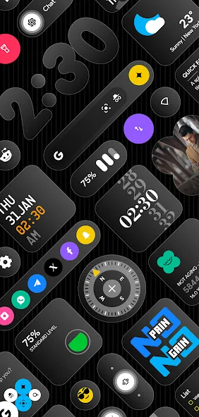 Glass Widgets screenshot 2
